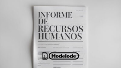 Modelo De Informe De Recursos Humanos En Word Per