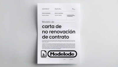 Modelo De Carta De No Renovaci N De Contrato En Word Per