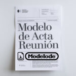 Modelo de acta de reunión en Word [Perú]