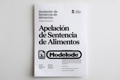 Modelo de apelación de sentencia de alimentos en Word