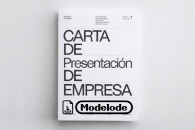 Modelo de carta de presentación de empresa en Word