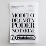 Modelo de carta poder notarial en Word [Perú]