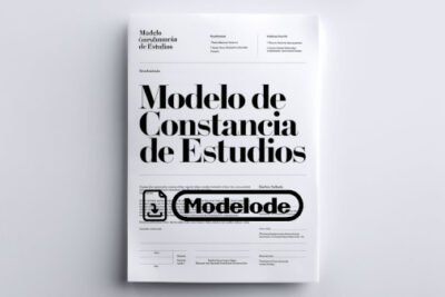 Modelo de constancia de estudios en Word