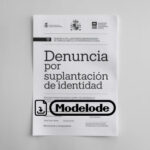 Modelo de denuncia por suplantación de identidad en Word [Perú]