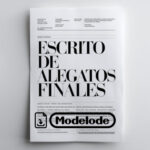 Modelo de escrito de alegatos finales en Word [Perú]