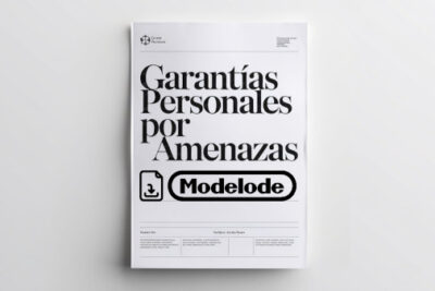 Modelo de garantías personales por amenazas en Word