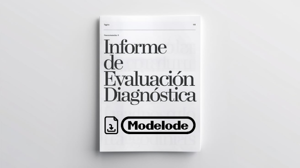 Modelo de informe de evaluación diagnóstica