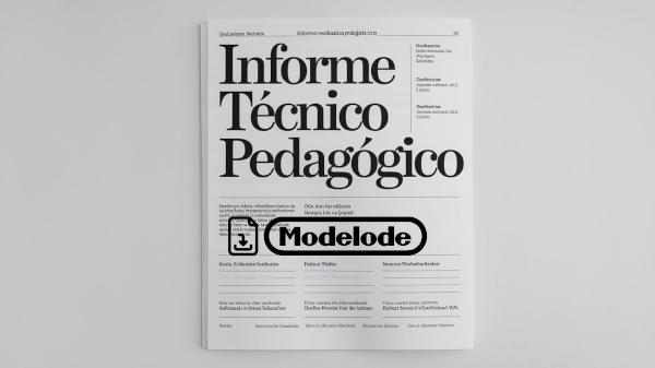 Modelo de informe tecnico pedagogico 2025