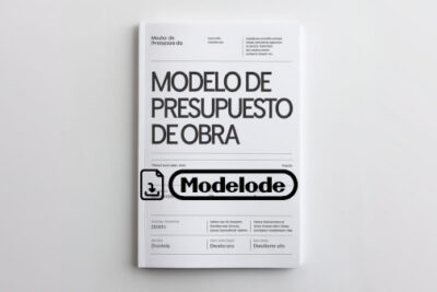 Modelo de presupuesto de obra en Word