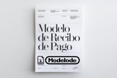 Modelo de recibo de pago en Word