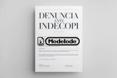 Modelo denuncia ante INDECOPI en Word