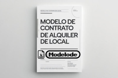 Modelo de contrato de alquiler de local