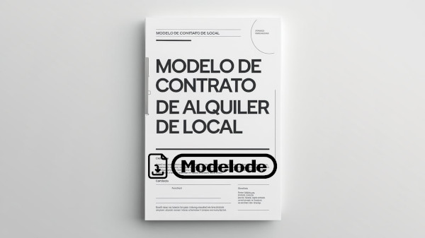 Modelo de contrato de alquiler de local