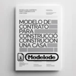 Modelo de contrato para construcción de una casa en Word [Perú]