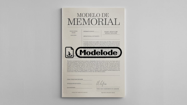 Modelo de memorial