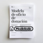 Modelo de oficio de donación en Word [Perú]