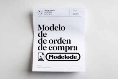 Modelo de orden de compra en Word