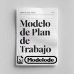 Modelo de plan de trabajo en Word [Perú]