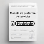 Modelo de proforma de servicios en Word [Perú]