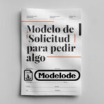 Modelo de solicitud para pedir algo en Word [Perú]