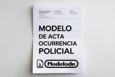 Modelo de acta de ocurrencia policial en Word