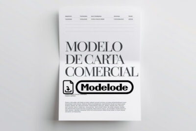 Modelo de carta comercial en Word