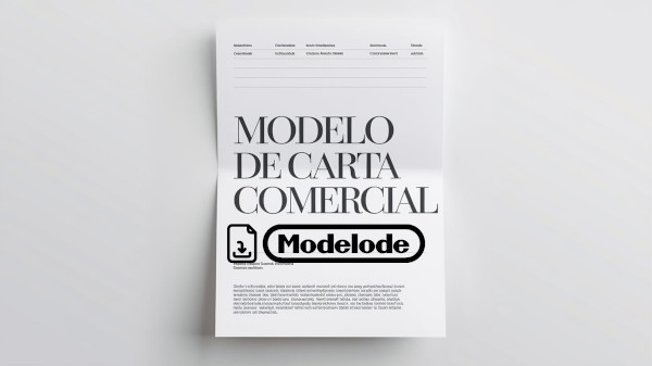 Modelo de carta comercial en Word