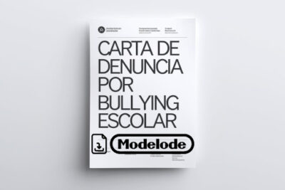 Modelo de carta de denuncia por bullying escolar en Word