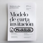 Modelo de carta de invitación en Word [Perú]