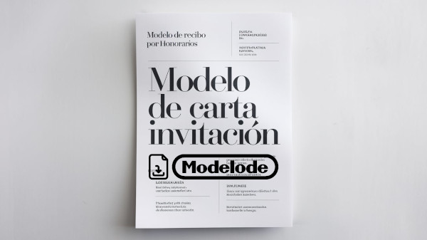 Modelo de carta de invitación en Word