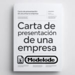 Modelo de carta de presentación de una empresa en Word [Perú]