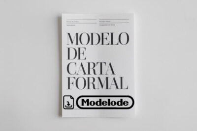 Modelo de carta formal en Word