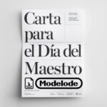 Modelo de carta para el Día del Maestro en Word [Perú]