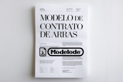 Modelo de contrato de arras en Word