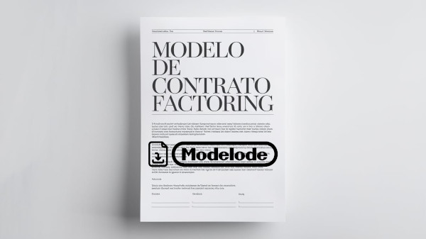 Modelo de contrato factoring en Word