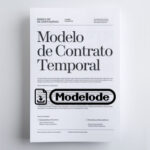 Modelo de contrato temporal en Word [Perú]