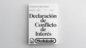 Modelo de declaración de conflicto de interés en Word