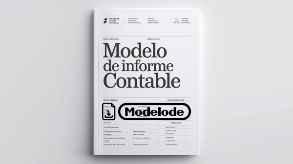 Modelo de informe contable en Word