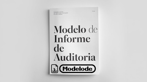 Modelo de informe de auditoría en Word