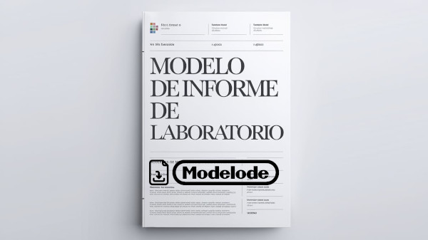 Modelo de informe de laboratorio en Word