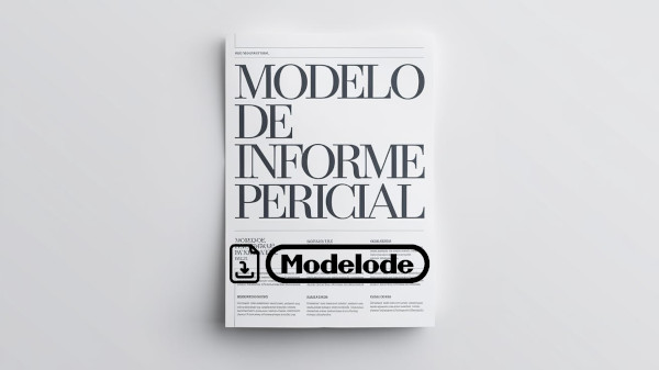 Modelo de informe pericial en Word