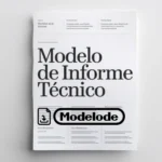 Modelo de informe técnico en Word [Perú]