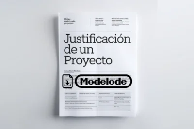 Modelo de justificación de un proyecto en Word