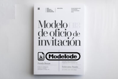 Modelo de oficio de invitación en Word