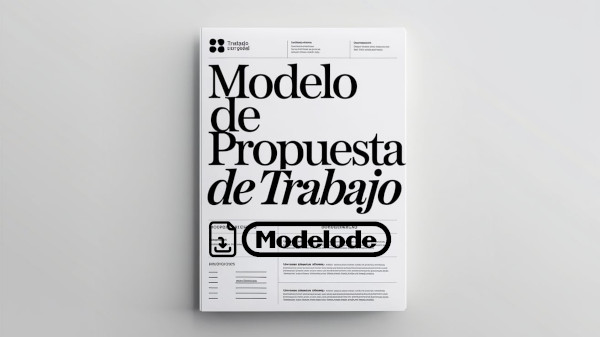 Modelo de propuesta de trabajo en Word