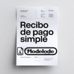 Modelo de recibo de pago simple en Word [Perú]