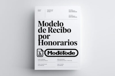 Modelo de recibo por honorarios en Word