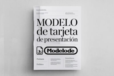 Modelo de tarjeta de presentación en Word