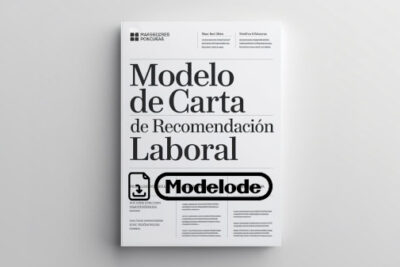 Modelo de carta de recomendación laboral en Word