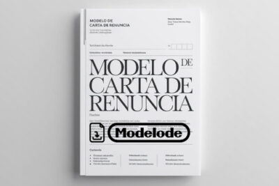 Modelo de carta de renuncia en Word